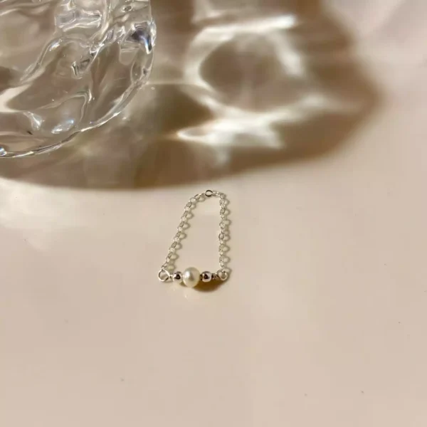 氣質鍊戒*.｡☂ 珍珠天然石系列 | 美國注金