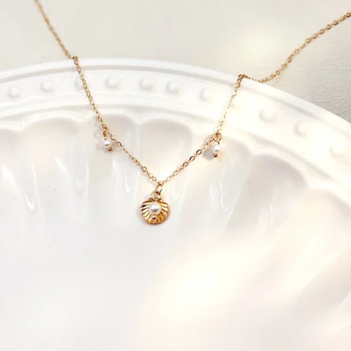 維納斯的誕生·項鍊*.｡☂ 珍珠天然石系列 | 美國注金