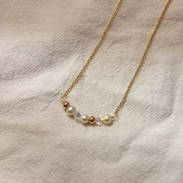 維納斯的微笑·項鍊*.｡☂ 珍珠天然石系列 | 美國注金