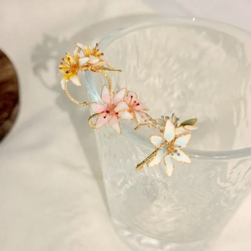 百合花開·戒指 *.｡🪽 | 黃銅